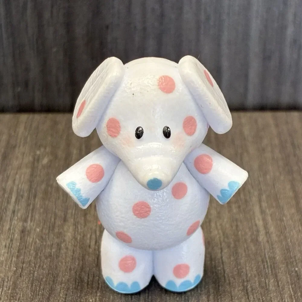 PINK SPOTTED ELEPHANT PVC Toy Island Misfit Toy Rudolph